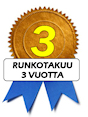 Runkotakuu 3 vuotta